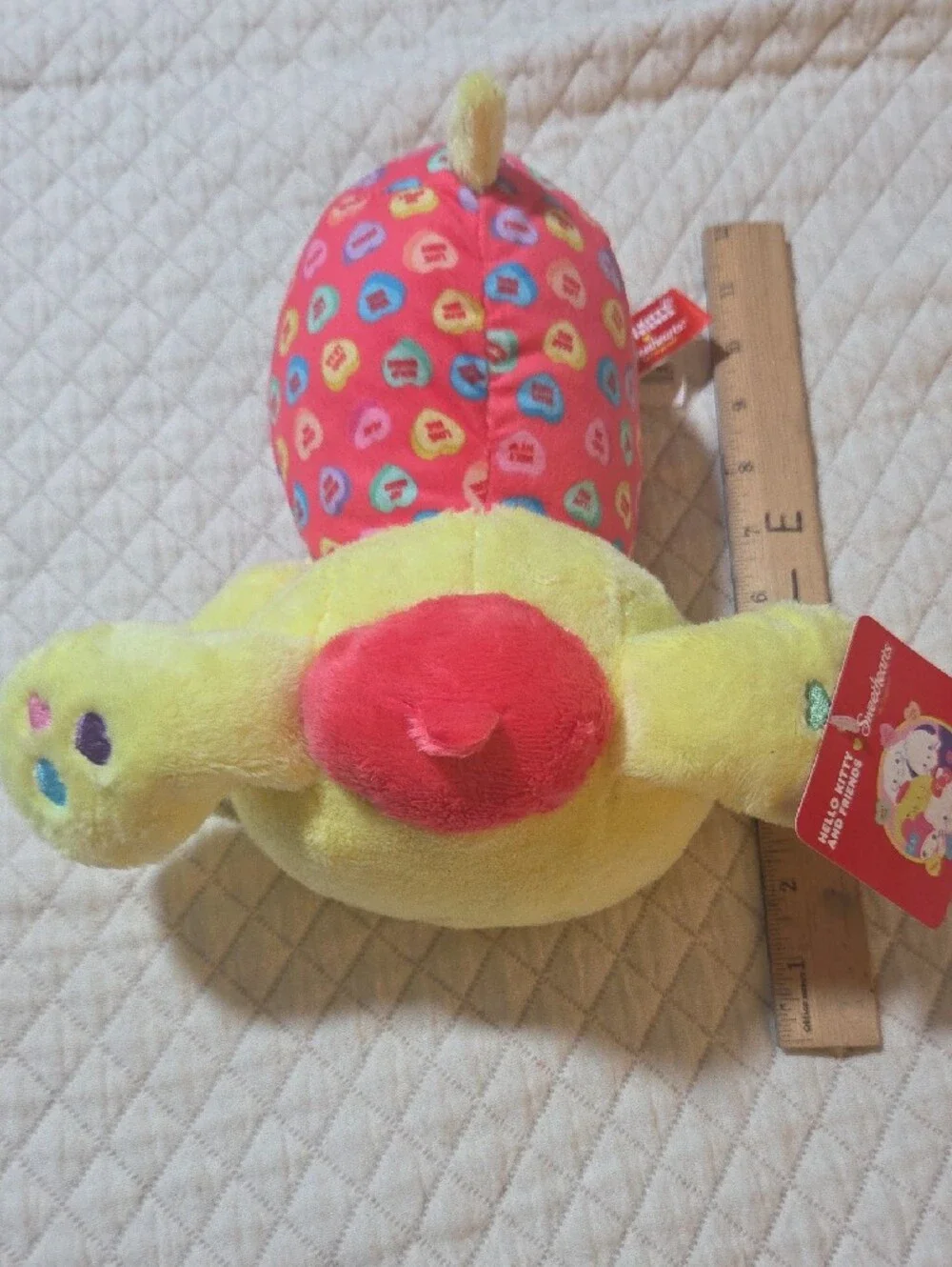 Sweethearts Hello Kitty Small Pet Toy with Pink Hat - Soft Cuddly Companion